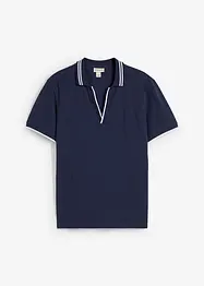 Poloshirt met V-hals, bonprix