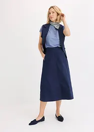 Midi rok van puur katoen, bonprix