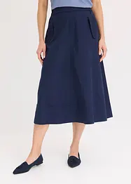 Midi rok van puur katoen, bonprix