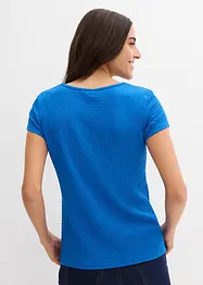 T-shirt van gestructureerde crêpe, bonprix