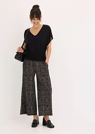 Shirt met gesmokte zoom, bonprix