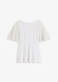Shirt met kanten mouwen, bonprix