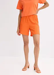 Jersey short van lichte crèpe, bonprix