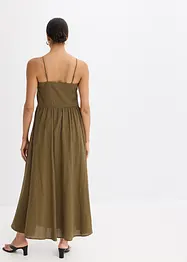 Maxi jurk met versiering in de vorm van oogjes, bonprix
