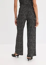 Jersey-crèpe broek, bonprix