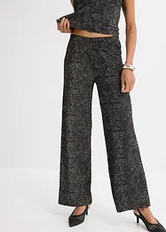 Jersey-crèpe broek, bonprix