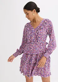 Jurk met volants, bonprix