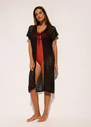 Strandkimono in gehaakte look gemaakt van viscose, bonprix