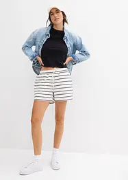 Sweat short in een katoen-wolmix, bonprix