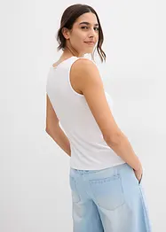 Top van zachte viscose (set van 2), bonprix