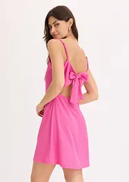 Jersey jurk met decoratieve strik, bonprix