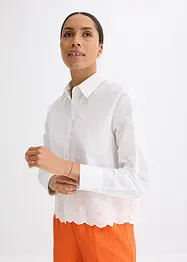 Overhemdblouse van katoen, bonprix