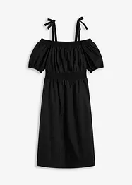Off shoulder jurk van biologisch katoen, bonprix
