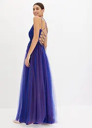 Maxi jurk van zachte tule en kant, bonprix