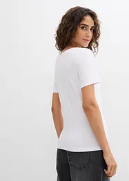 T-shirt van soepele viscose (set van 2), bonprix