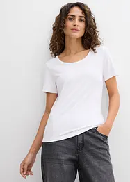T-shirt van soepele viscose (set van 2), bonprix
