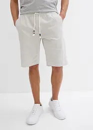 Bermuda met linnen, regular fit, bonprix
