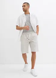 Bermuda met linnen, regular fit, bonprix