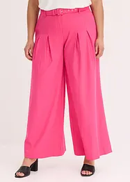 Bandplooibroek met riem (2-dlg. set), bonprix