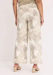 Wijde twill broek, bonprix