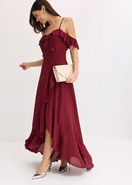 Carmen jurk met volants, bonprix