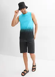 Muscle shirt met kleurverloop van biologisch katoen, slim fit, bonprix