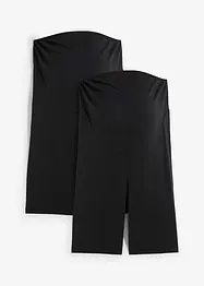 Zwangerschaps biker short (set van 2) met biologisch katoen, bonprix