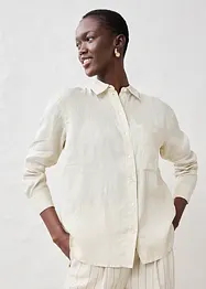 Overhemdblouse van linnen, bonprix