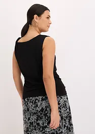 Jersey top met twist, bonprix