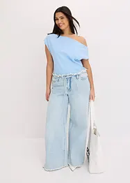 Off-shoulder shirt van puur biologisch katoen, bonprix