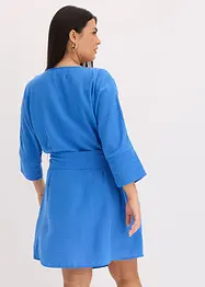 Mini jurk met riem in wikkellook, bonprix