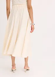 Twill rok met een vloeiende viscosemix, bonprix