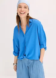 Blouse van licht crêpe, bonprix