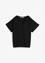 Oversized blouse met elastische zoom, bonprix