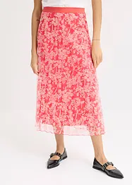 Plissé rok van jersey mesh, bonprix