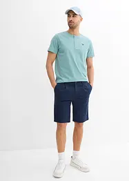 Henley shirt van biologisch katoen (set van 3), bonprix