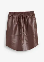 Leren rok van lamsnappa, bonprix