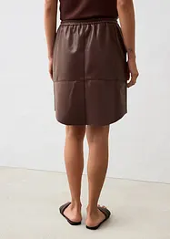 Leren rok van lamsnappa, bonprix