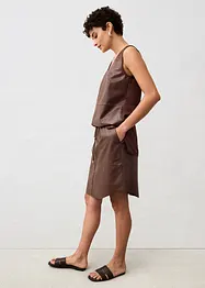 Leren rok van lamsnappa, bonprix