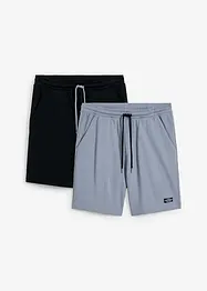 Sweat bermuda (set van 2), bonprix