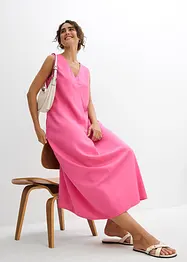 Jurk met spaghettibandjes van soepele viscose, bonprix