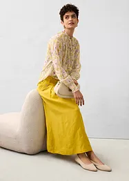 Tuniek met zijde en delicate bloemenprint, bonprix