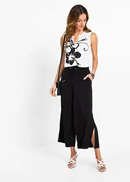 Jersey broek met een comfortabele band, bonprix