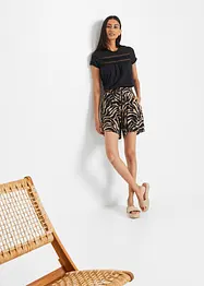 Katoenen shirt met kant, bonprix