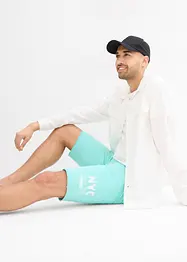 Sweat bermuda met onafgewerkte randen, regular fit, bonprix