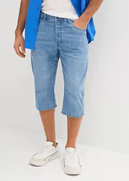 Lange stretch jeans bermuda, regular fit, bonprix