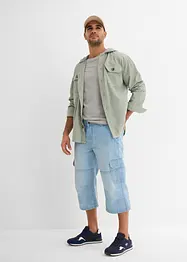 Regular fit 3/4 cargo jeans, straight, bonprix