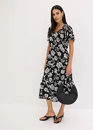 Gedessineerde midi jurk, bonprix