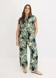 Gedessineerde blouse van soepele viscose, bonprix