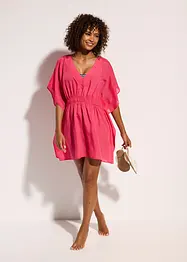 Transparante strandtuniek met V-hals, bonprix